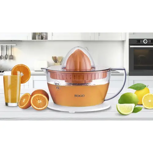 EXP-SS-5223 exprimidor Exprimidor eléctrico con brazo 40 W Naranja, Translúcido - Imagen 2