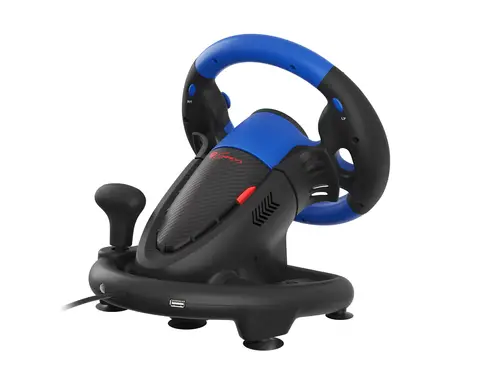 Seaborg 350 Negro, Azul USB Volante + Pedales Nintendo Switch, PC, PlayStation 4, Playstation 3, Xbox 360, Xbox One, Xbox Series S, Xbox Series X - Imagen 6