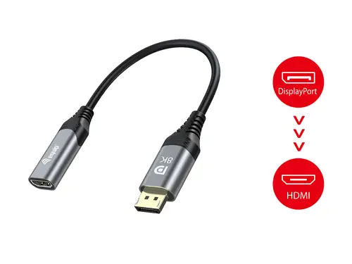Adaptador DisplayPort 1.4 a HDMI, 8K/60Hz - Imagen 5
