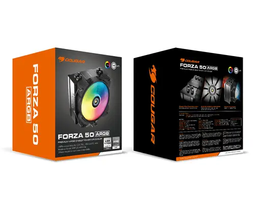 Forza 50 ARGB Procesador Refrigerador de aire Negro - Imagen 6