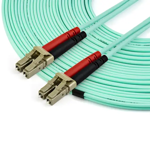 Cable de 1m de Fibra Óptica Multimodo LC/UPC a LC/UPC OM4 - 50/125µm - Fibra LOMMF/VCSEL - Redes de 100G - Cable LSZH - Baja Pérdida de Inserción - Low Insertion Loss - Imagen 3