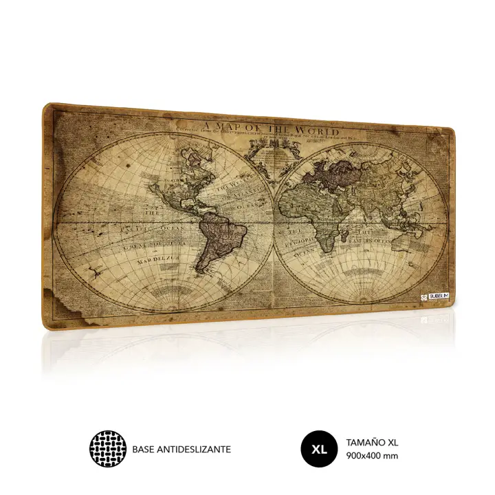Alfombrilla Ratón Vintage World XL Mouse Pad 900x400x3