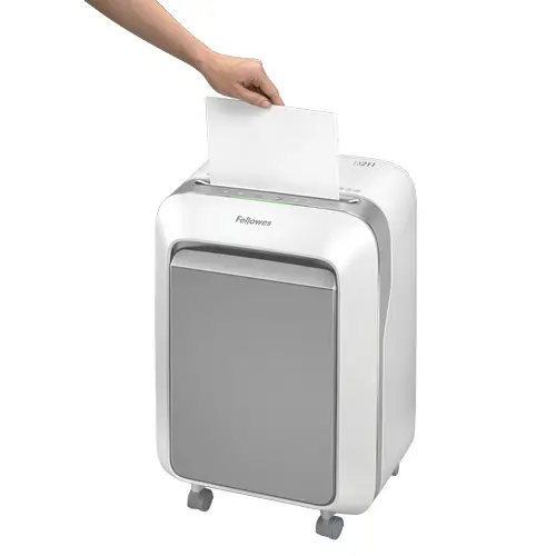 LX Series Powershred LX21 triturador de papel Microcorte Gris, Blanco - Imagen 3