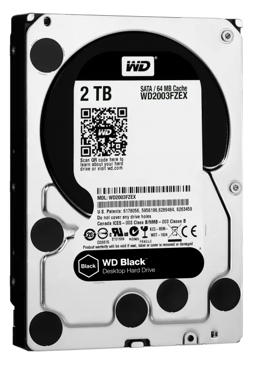 WD_BLACK Black disco duro interno 2 TB 7200 RPM 64 MB 3.5" Serial..