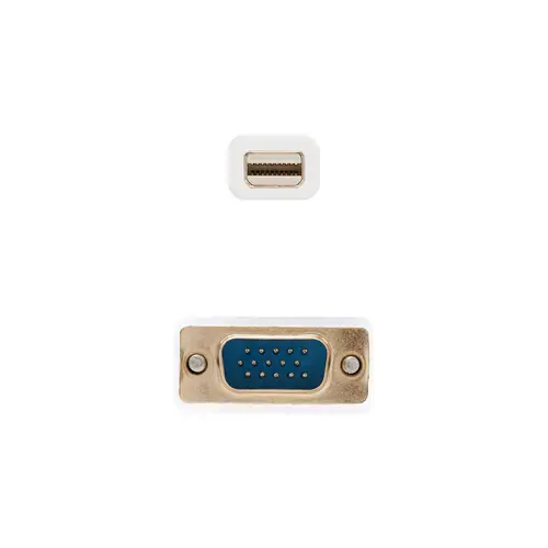 Cable conversor Mini DP a VGA, Mini DP/M - VGA/M, Blanco, 2.0 M - Imagen 3