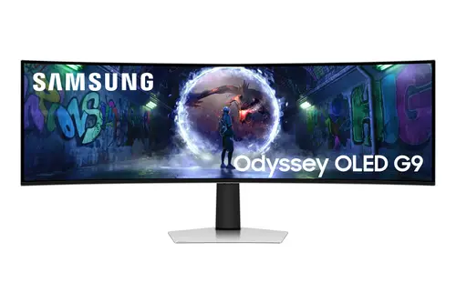G93SD pantalla para PC 124,5 cm (49") 5120 x 1440 Pixeles Dual QHD OLED Plata - Imagen 1