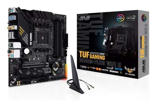 TUF GAMING B550M-PLUS WIFI II AMD B550 Zócalo AM4 micro ATX - Imagen 1