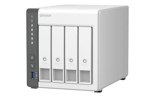 TS-433 NAS Torre ARM Cortex-A55 4 GB 0 TB QNAP QTS Blanco - Imagen 5