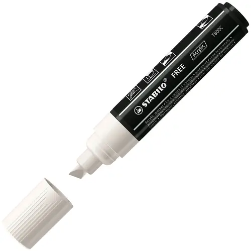 FREE Acrylic marcador 1 pieza(s) Punta de cincel Negro - Imagen 1