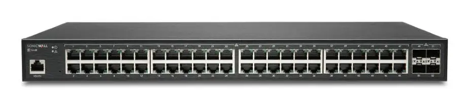 SWS14-48 Gestionado L2 Gigabit Ethernet (10/100/1000) 1U Negro