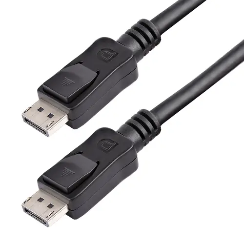 Cable de 1,8m DisplayPort 1.2 - Cable DisplayPort 4K x 2K Ultra HD Certificado por VESA - Cable DP a DP para Monitor - con Conectores DP con Pestillo - Imagen 1
