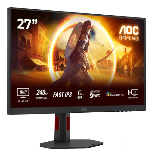 G4 Q27G4ZR pantalla para PC 68,6 cm (27") 2560 x 1440 Pixeles Quad HD LED Negro, Rojo - Imagen 2