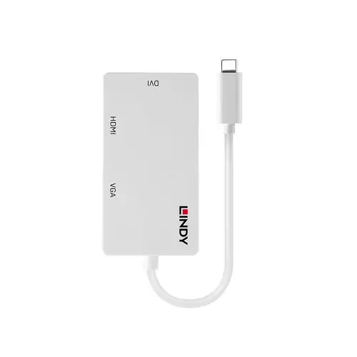 43273 Adaptador gráfico USB 3840 x 2160 Pixeles Blanco - Imagen 2