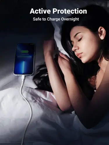 cable USB 2.0 A lightning 2m, 5V/2.4A iPhone 7 / 7plus / 6S/ 6 / 6 Plus, iPhone 5s/5c/5, iPad Mini/Mini 2, iPad 1 m Blanco - Imagen 5