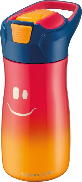 Picnik Uso diario 430 ml Acero inoxidable Azul, Naranja, Rojo