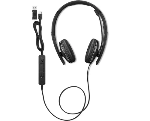 4XD1M39029 auricular y casco Auriculares Alámbrico Diadema USB Tipo C Negro - Imagen 7