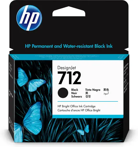 Cartucho de Tinta DesignJet 712 negro de 80 ml - Imagen 1