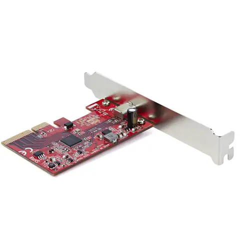 Tarjeta PCIe 1 Puerto USB-C 3.2 Gen 2x2 - Tarjeta Controladora PCI Express 3.0 x4 USB Tipo C SuperSpeed de 20Gbps - Tarjeta Adaptadora USB Tipo C - Tarjeta de Expansión - Windows y Linux - Imagen 2
