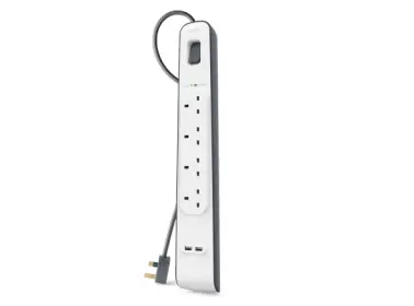BSV401VF2M limitador de tensión Blanco 4 salidas AC 2 m