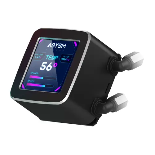Oceanic LCD 240 ARGB Procesador Sistema de refrigeración líquida todo en uno 12 cm Negro 1 pieza(s) - Imagen 2