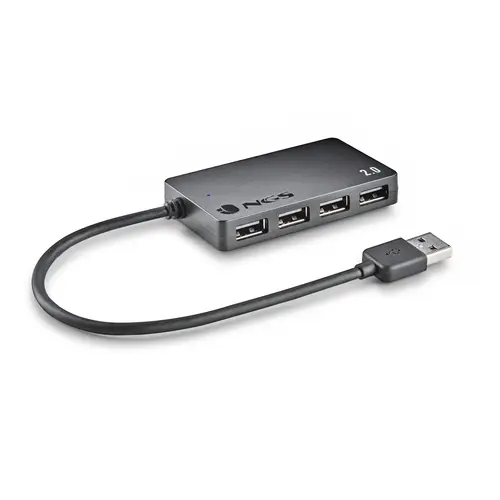 IHUB4 TINY USB 2.0 480 Mbit/s Negro - Imagen 3