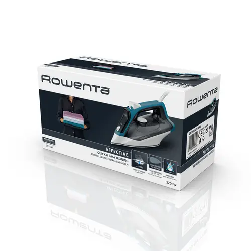 DX1550 Plancha seco Suela de acero inoxidable 2200 W Azul - Imagen 11