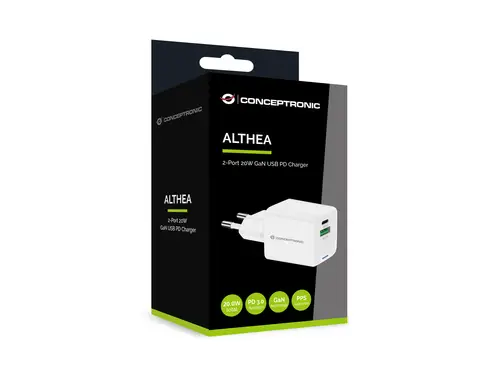 ALTHEA15W cargador de dispositivo móvil Universal Blanco Corriente alterna Carga rápida Interior - Imagen 3