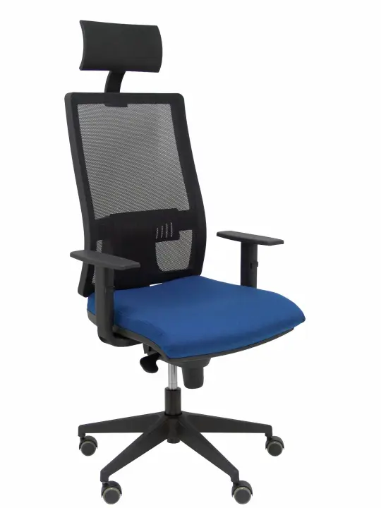 Silla  Horna bali azul marino con cabecero