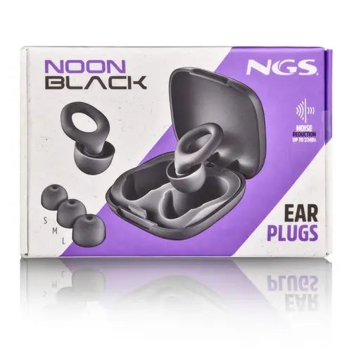 NOON BLACK Tapón para oídos reutilizable Negro - Imagen 14