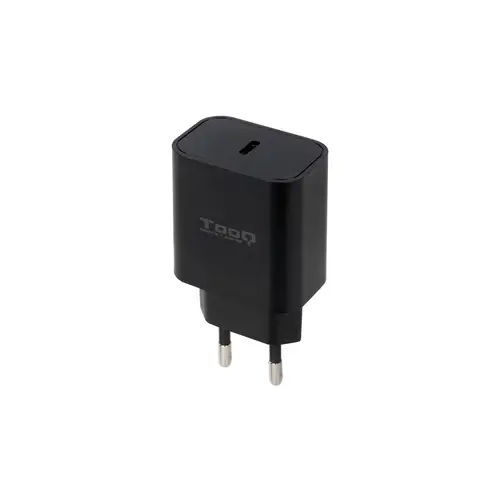 Cargador de Pared USB-C PD20W, Negro - Imagen 1