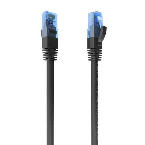 Cable De Red Latiguillo RJ45 Cat.6 UTP AWG26 CCA, Negro, 7.5 m - Imagen 1