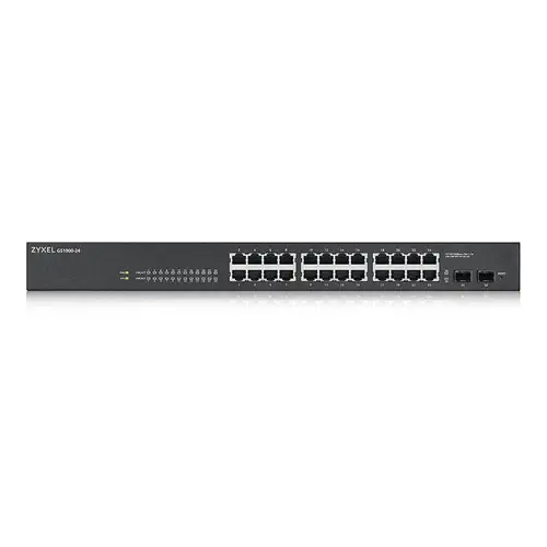GS-1900-24 v2 Gestionado L2 Gigabit Ethernet (10/100/1000) 1U Negro - Imagen 3