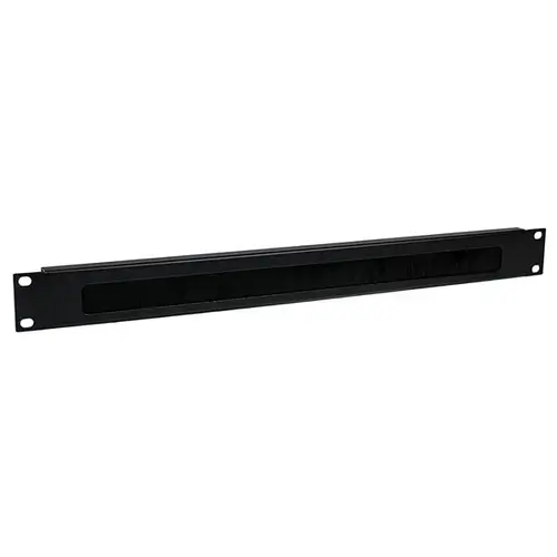 Panel Pasacables con Cepillo para Armario Rack de Servidores 1U - Organizador de Cableado de Peine - Imagen 1