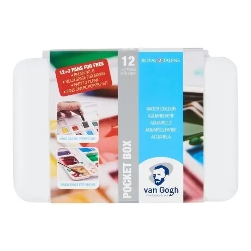 ACUARELA VAN GOGH 1/2 PASTILLA CAJA 12 +