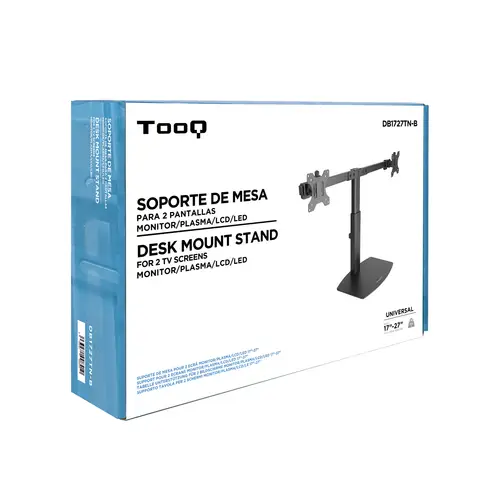 Soporte de mesa para 2 pantallas (monitor / plasma / LCD / LED) 17"-27" - Imagen 11