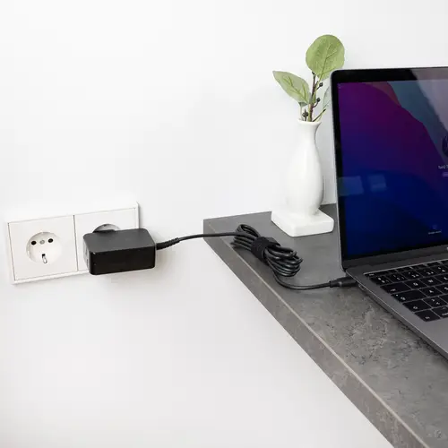 Cargador de portátil GAN USB-C PD 45W, Negro - Imagen 3