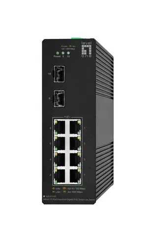 IGS-2110P switch Gestionado L2 Gigabit Ethernet (10/100/1000) Energía sobre Ethernet (PoE) Negro - Imagen 1