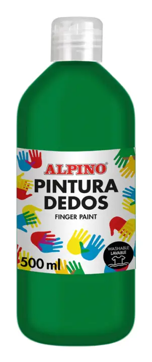 DD020073 pintura de dedos lavable Verde