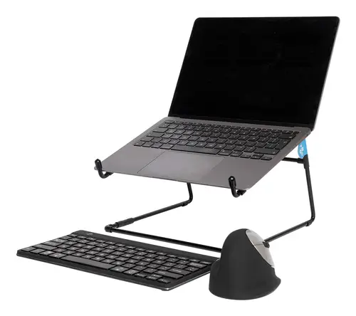 Soporte para portátil R-Go Steel Office, apto para 10-22 pulgadas, negro - Imagen 3