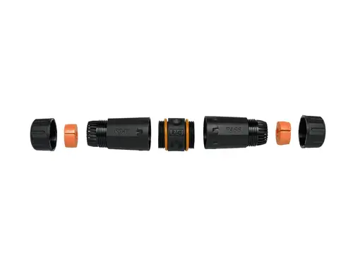 221162 cambiador de género para cable RJ-45 Negro, Naranja - Imagen 3