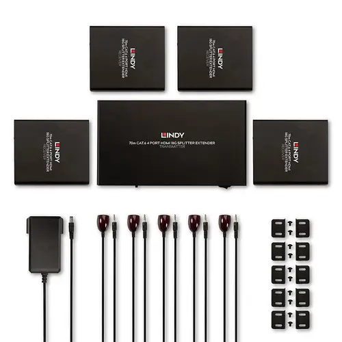 38262 extensor audio/video Transmisor y receptor de señales AV Negro - Imagen 5