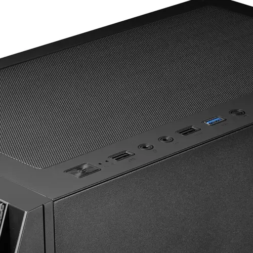 MC-PRO2, Torre Profesional E-ATX, Sistema CPU Freezer, 5 Ventiladores Ultra-silenciosos y Frontal Metal-Mesh, Color Negro - Imagen 4