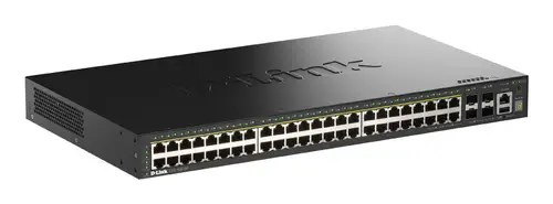 DGS-1530-52P/E switch Gestionado L2 Gigabit Ethernet (10/100/1000) Energía sobre Ethernet (PoE) Negro - Imagen 1