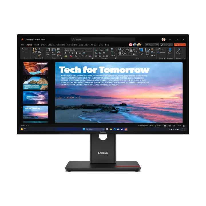 ThinkVision T27QD-40 LED display 68,6 cm (27") 2560 x 1440 Pixeles Wide Quad HD Negro