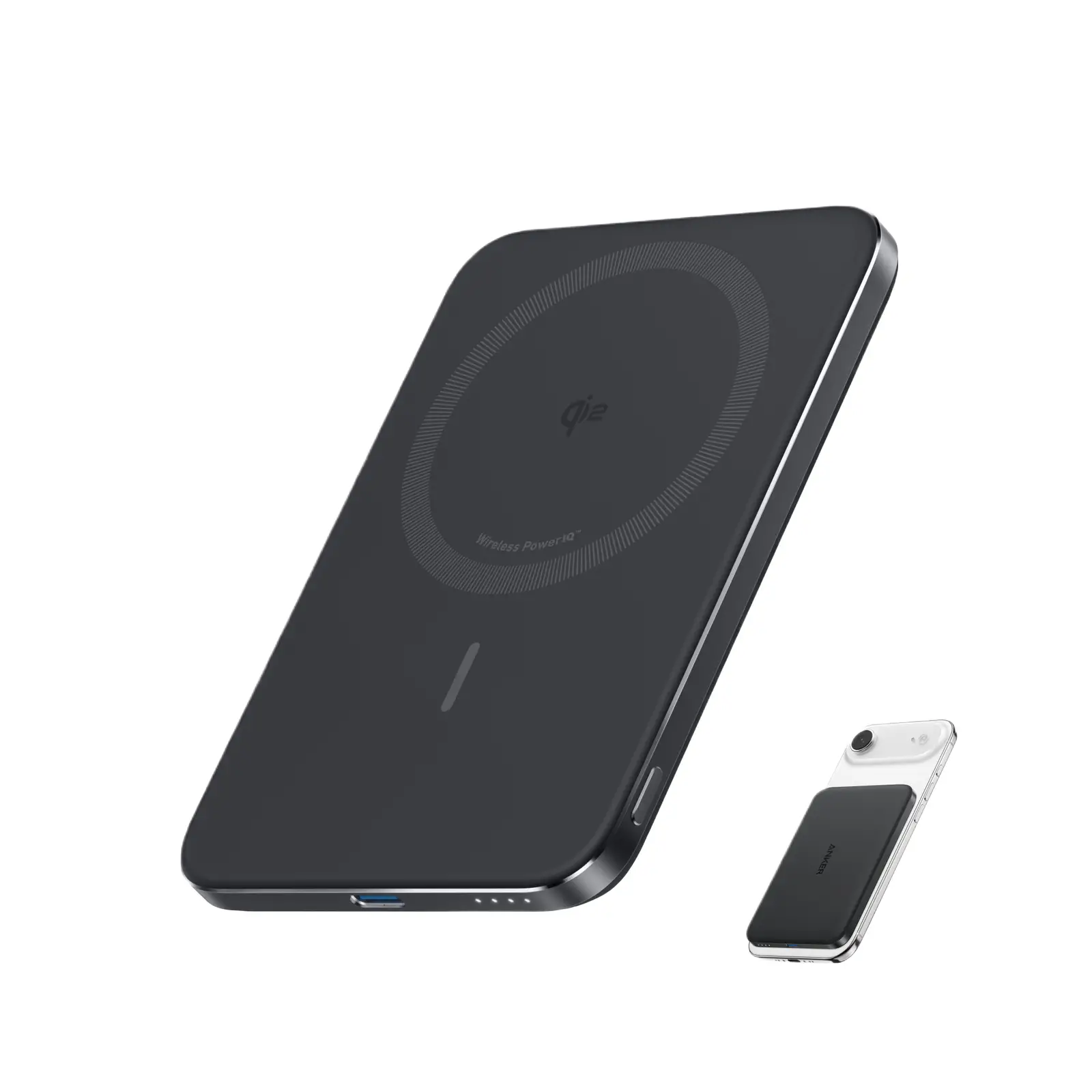 A1665 5000 mAh Cargador inalámbrico Negro