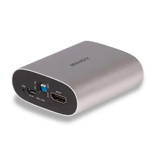 38368 convertidor de audio Negro, Plata - Imagen 5