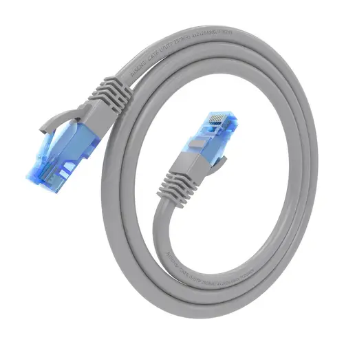 Cable De Red Latiguillo RJ45 Cat.6 UTP AWG26 CCA, Gris, 0.75 m - Imagen 2