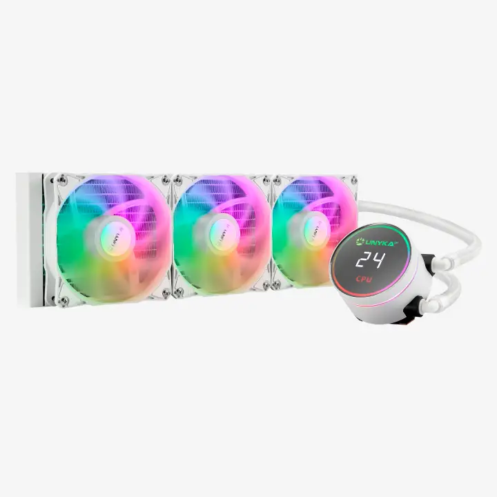 AquaStorm White 360 Procesador Kit de refrigeración líquida 12 cm Blanco 1 pieza(s)