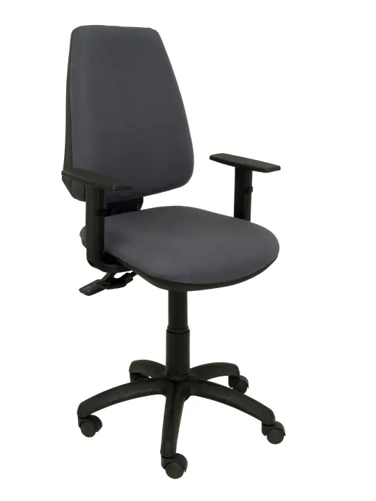 Silla Elche S brazos regulables bali color gris oscuro