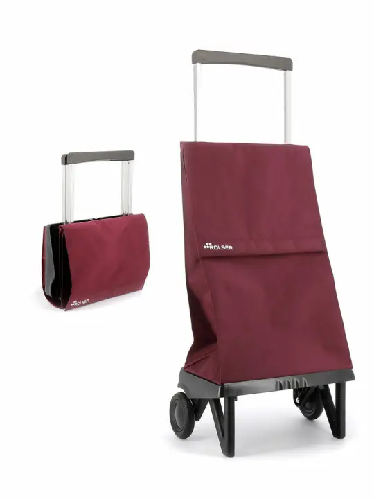 PLE001-1060 bolsa de compras Borgoña Bolsa para carrito de la compra